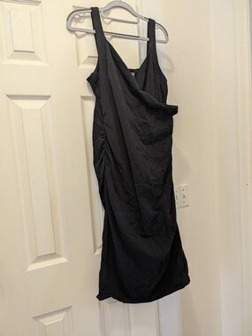 Bravissimo Black Form Fitting Women's Evening Dress For Large Bust Small Waist